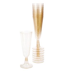 FLÛTES À CHAMPAGNE PLASTIQUE