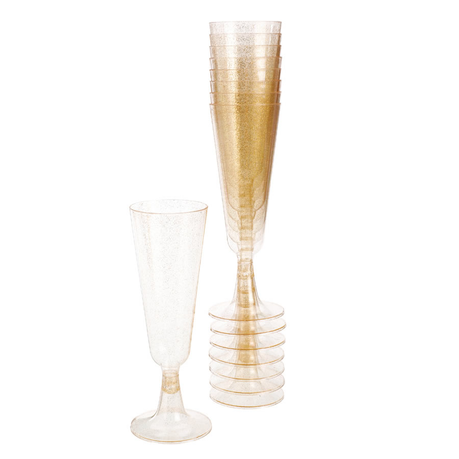 FLÛTES À CHAMPAGNE PLASTIQUE