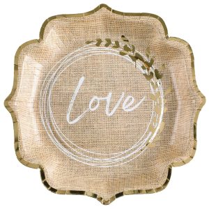 Assiettes Mariage Naturel